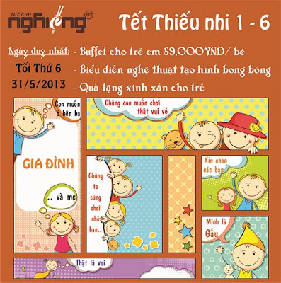 Chương trình tết thiếu nhi 1-6