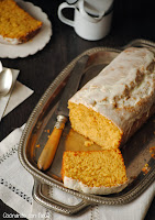 Bizcocho de mandarinas con glasa