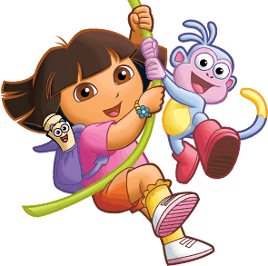 Clipart infantiles pack.3 (dora la exploradora) png