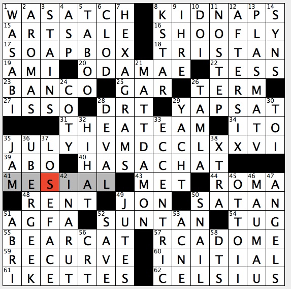 Round Table Knights Crossword, Round Table Knight Crossword