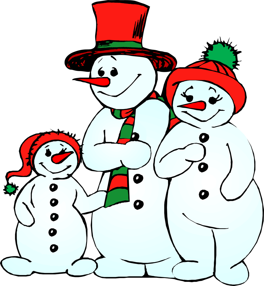 christmas snowman clipart - photo #16