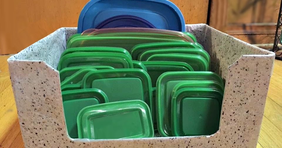 Tutorial How to Make a Recycled Lid Organizer tutorials blog
