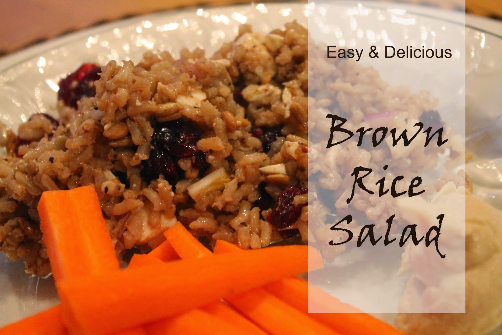 amazing brown rice salad recipe, healthy eating, the altered past blog