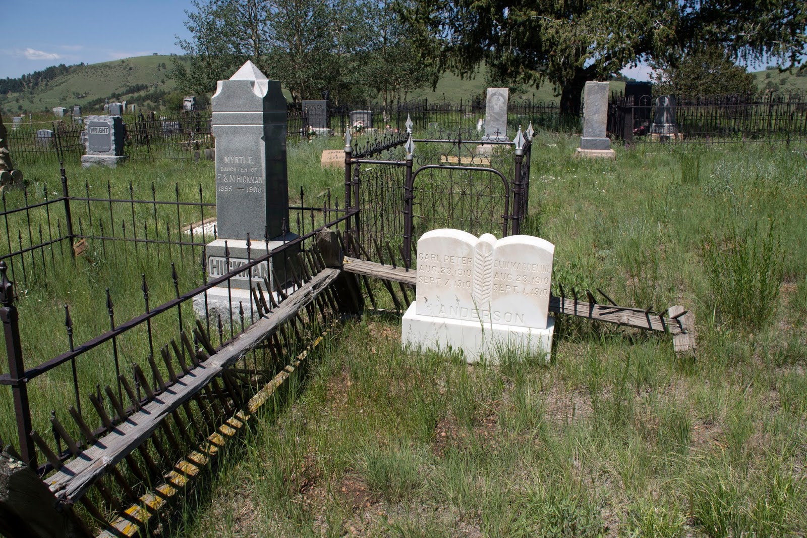 περιπλάνηση Sunnyside Cemetery, Victor, CO