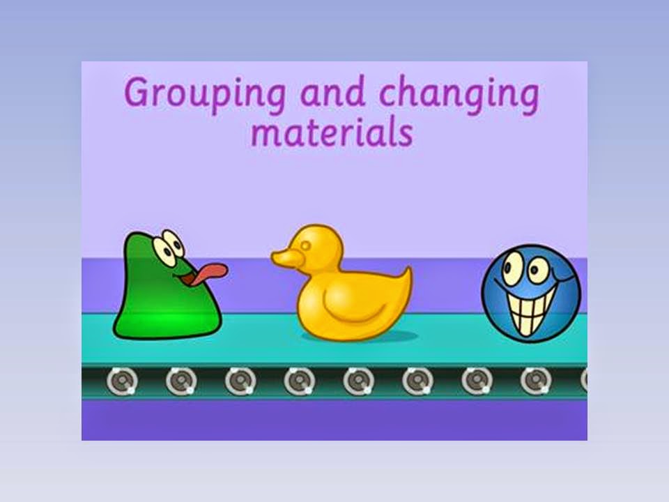 . Grouping materials