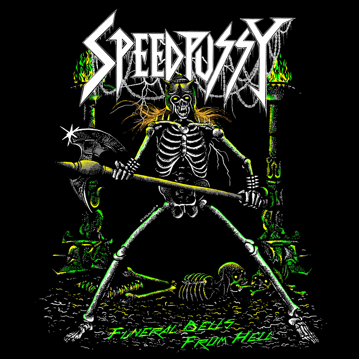 Speedpvssy - "Funeral Bells From Hell" EP - 2023