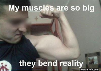 The Muscles Are So Big, funny meme, Photoshop fail, seems legit jokes