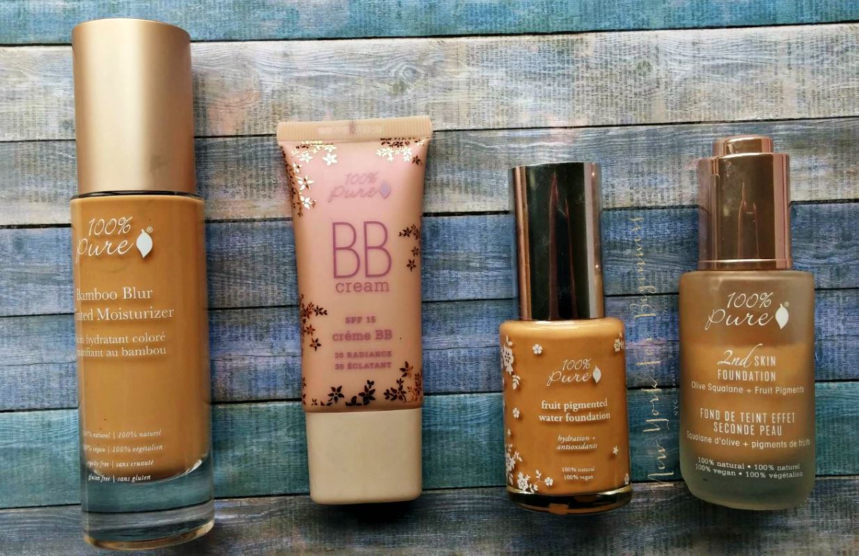 100% Pure Bamboo Blur Tinted Moisturizer, 100% Pure BB Cream, 100% Pure 2nd skin foundation review
