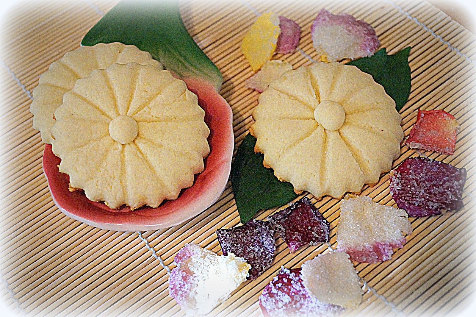 Песочные коржики с повидлом