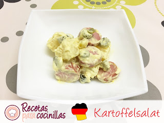 Ensalada de patatas alemana (Kartoffelsalat)