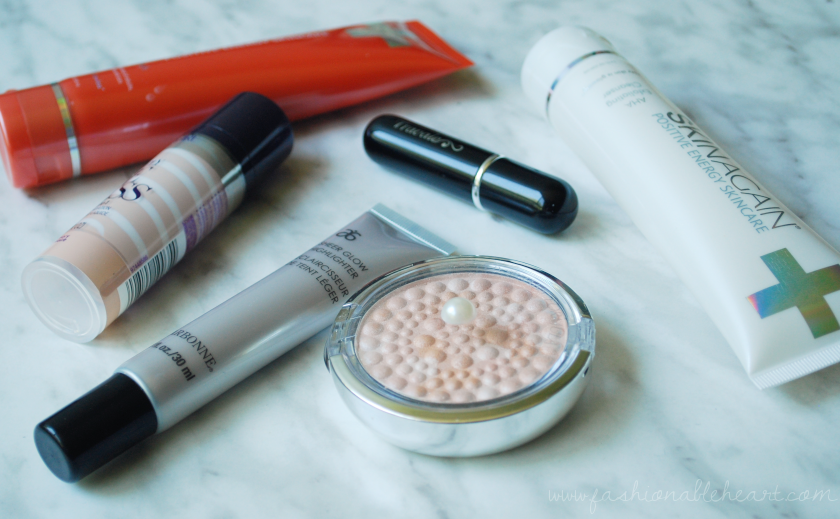bbloggers, bbloggersca, canadian beauty bloggers, monthly faves, covergirl simply ageless, physicians formula mineral glow pearls, skinagain vanish, aha exfoliating cleanser, travalo perfume atomizer, arbonne, canada, sheer glow highlighter