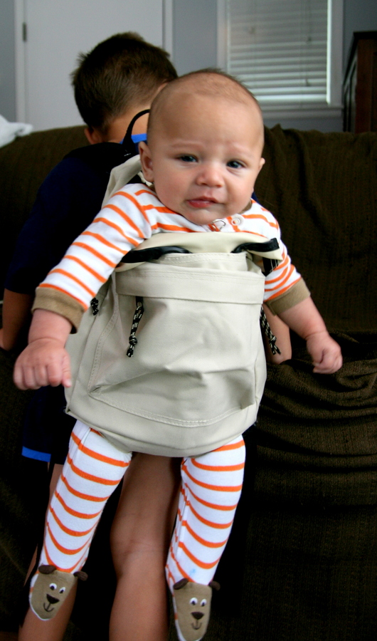 Full Of The Dickens DIY Baby Carrier II The Baby Backpack!