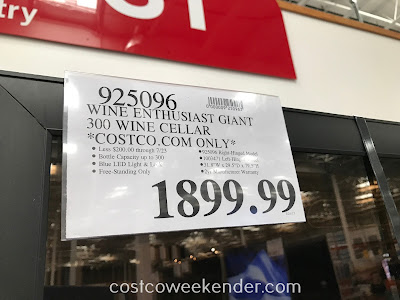 Deal for the Wine Enthusiast 300-Bottle Giant Single Zone Wine Cellar at Costco