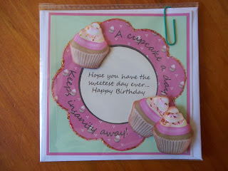 Cupcake Theme Card