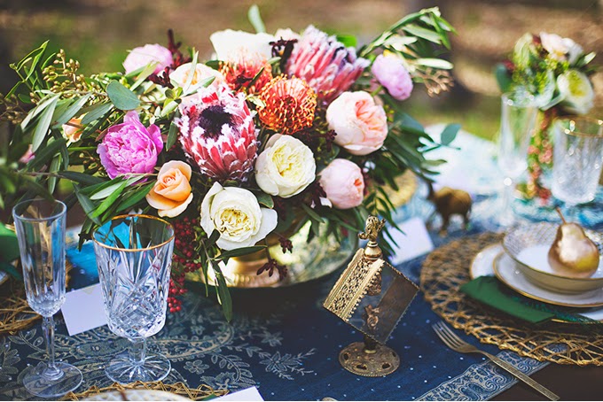 Romantic Bohemian Styled Wedding in the Woods
