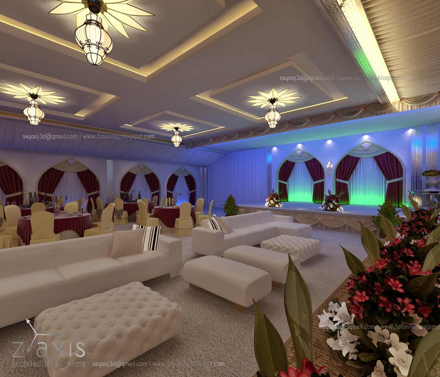 Wedding Reception Hall Designs In QATAR