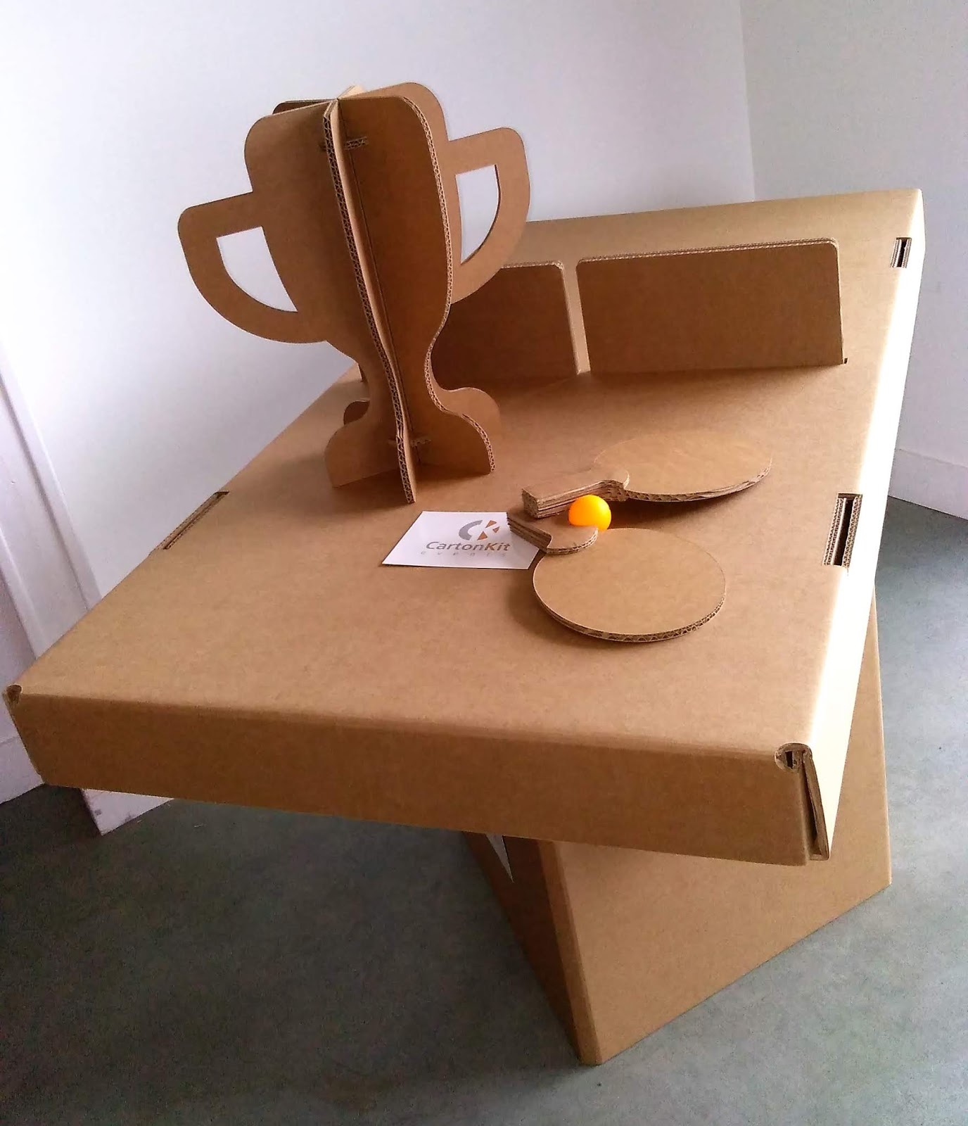 Carton Kit Créations Objets et Meubles 100 Carton Table de Ping