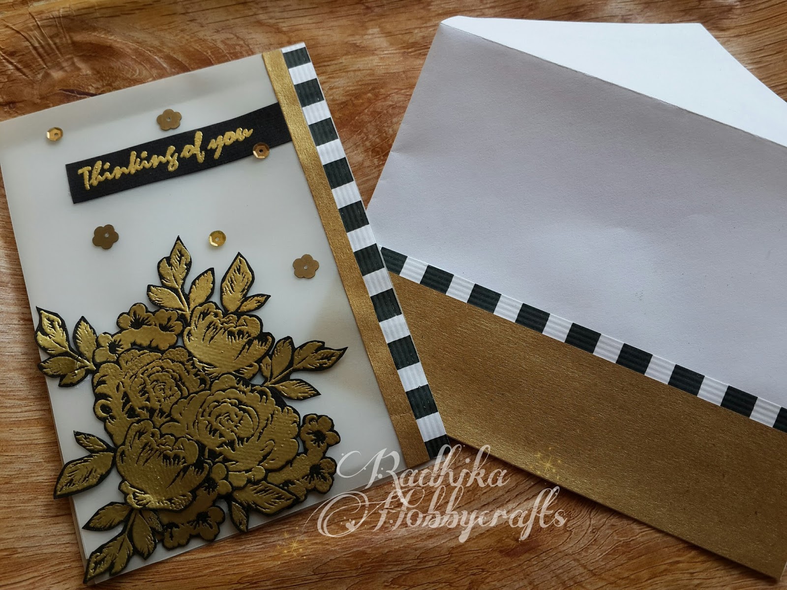 Hobby Crafts ) A cas and Heat Embossed cards