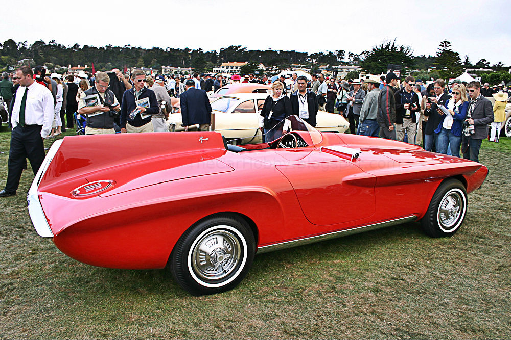 The Car Hobby Pebble Beach 2011 1960 Plymouth XNR Ghia Roadster