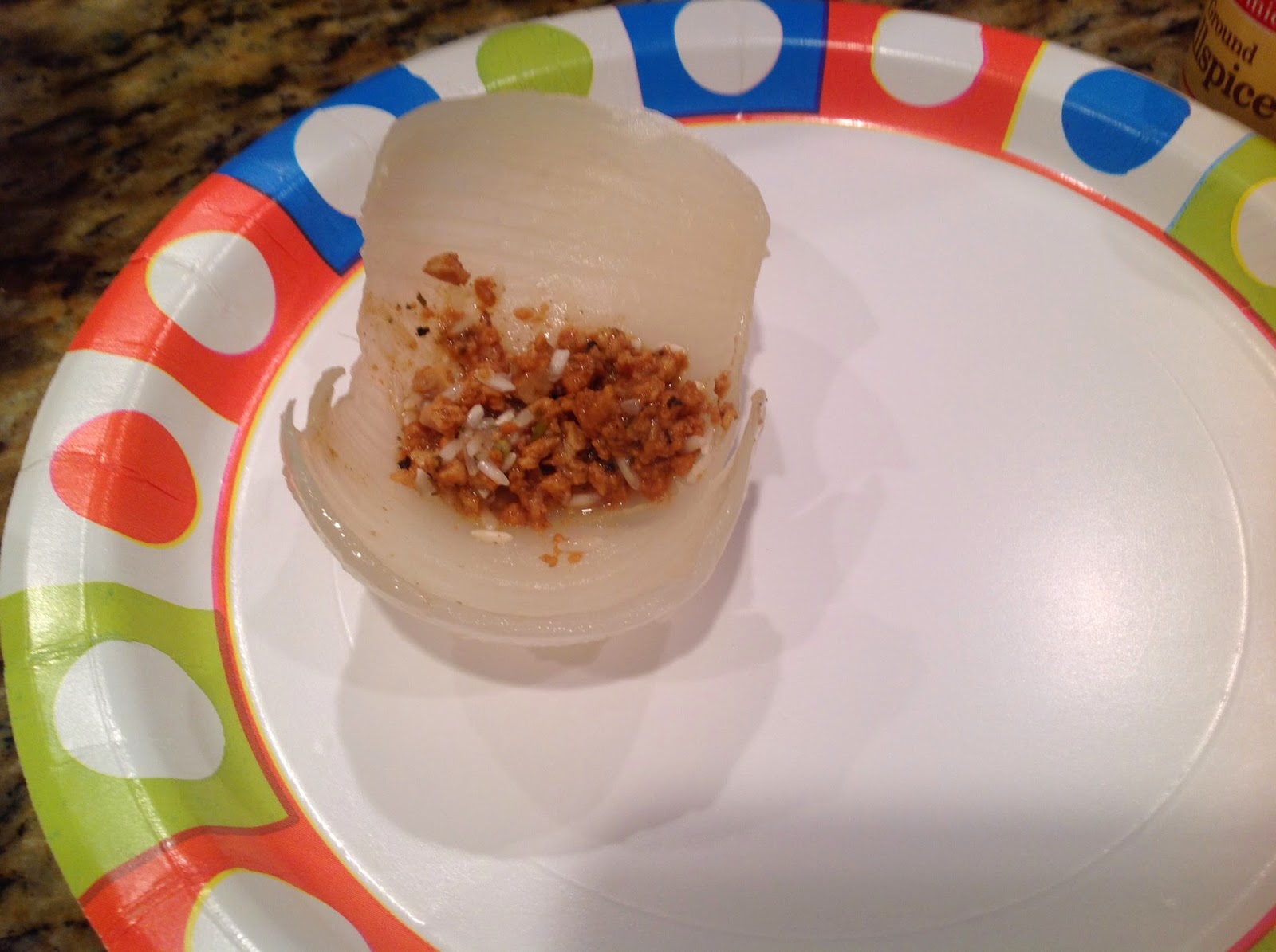 example of stuffing in onion layer