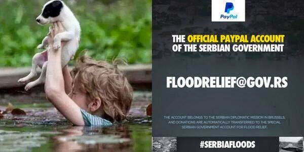 #SerbiaNeedsHelp Join me and let's help my friends in their time of need. #Poplave #HelpSerbia