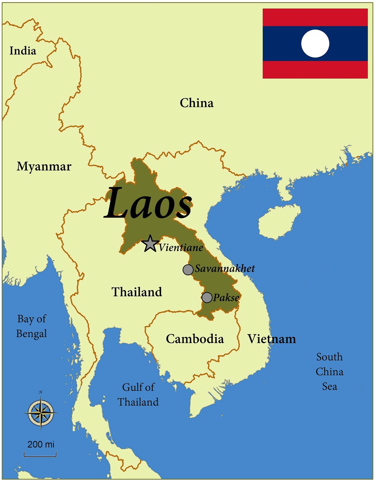 GIS Research and Map Collection: Laos Maps Available from Ball State