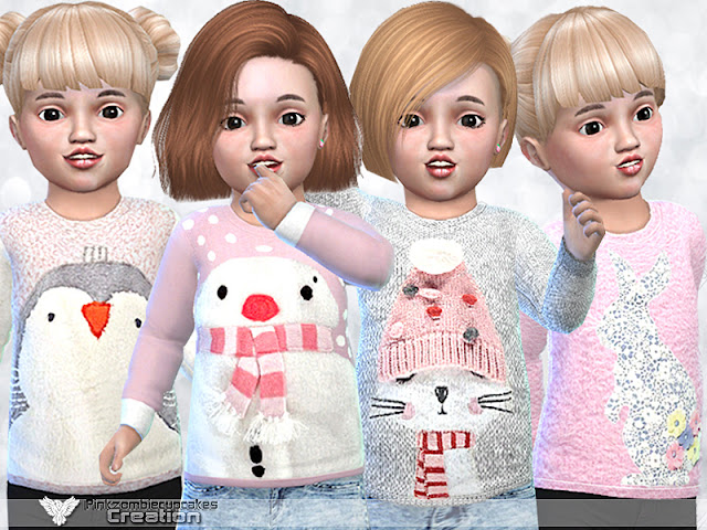 Sims 4 CC's - The Best: Cute Sweaters For Toddler by Pinkzombiecupcake