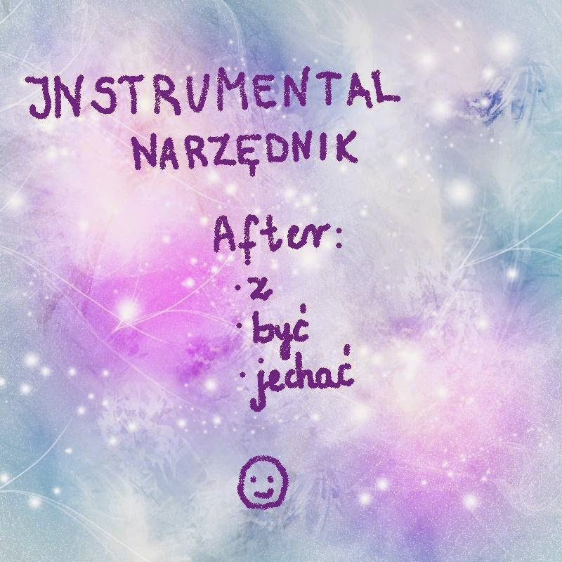 polski Instrumental case NARZĘDNIK