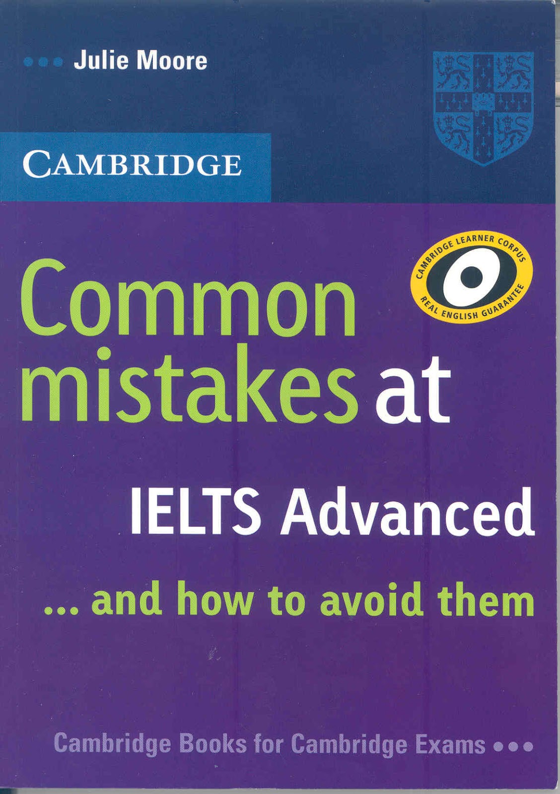 Мур на английском. IELTS Advanced. Common mistakes books. Common mistakes at IELTS Intermediate. Books for Cambridge Exams.