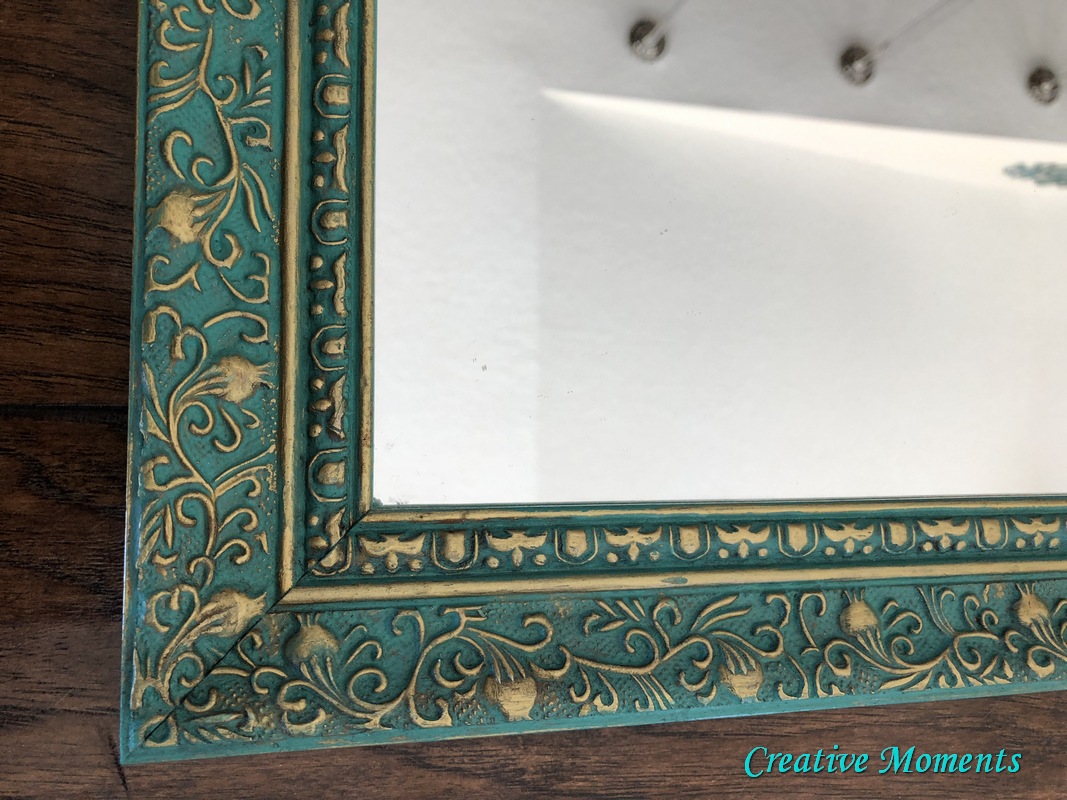 Ornate Mirror in Annie Sloan Florence