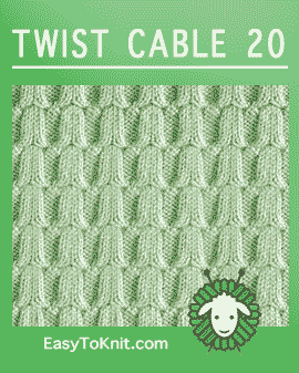 #Knitcable, Easy and FREE Knitting Pattern #easytoknit