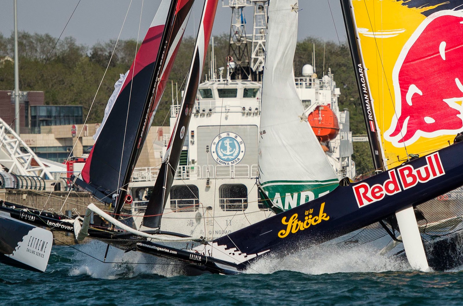 SailRaceWin Extreme Sailing Series Alinghi win in Qingdao despite