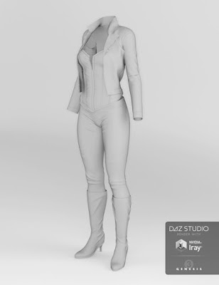 3d Models Art Zone - Casual Summer, Vigilante Outfit ja Austrani Outfit for Genesis 3 Nainen (t)