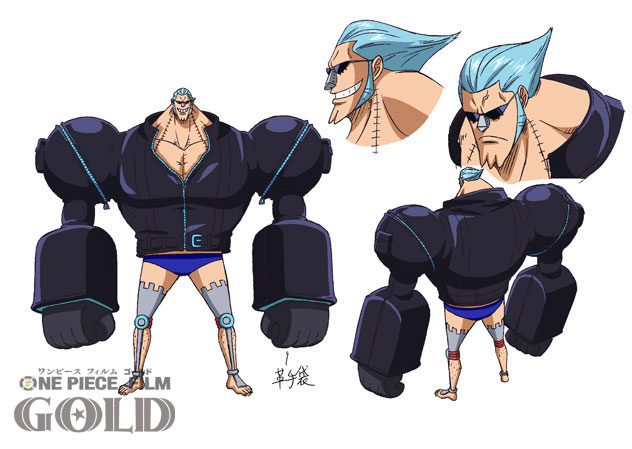 One Piece Film Gold – Design de personagens - d