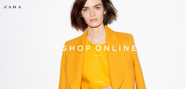 Zara, Zara Online, Shopping, dearCanada
