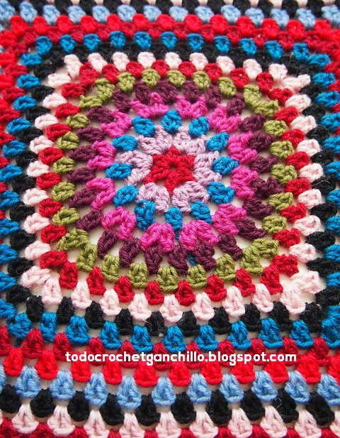 espalda abrigo vintage crochet