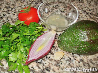 Guacamole sos de avocado - ingredientele necesare retetei