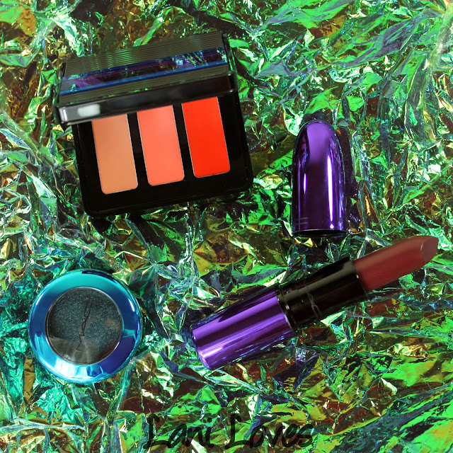 MAC Magic of the Night - Tonight's the Night! Colourdrenched Pigment Swatches & Review