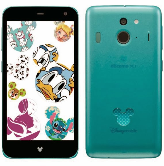 Disney Mobile F03F, Με οθόνη 5 ιντσών Full HD WhiteMagic [Japan