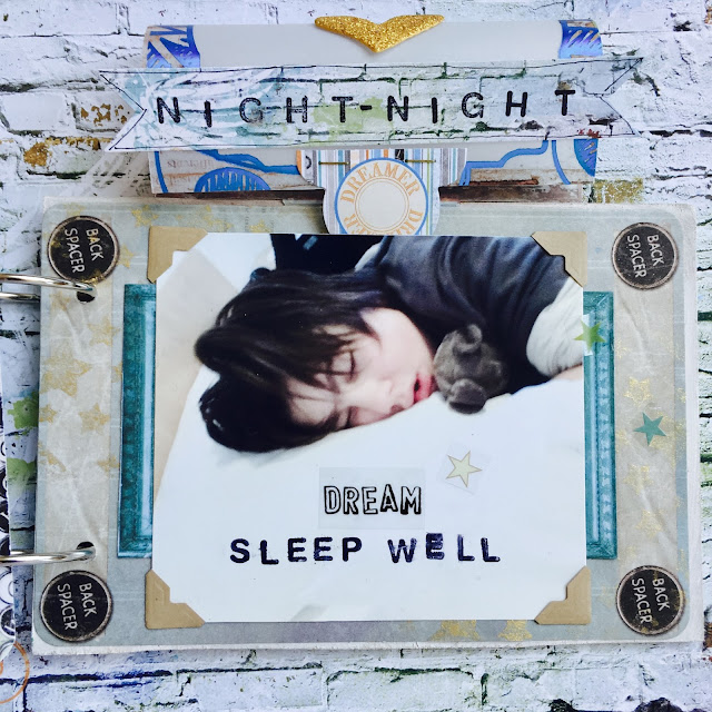 Boy Misc Me Mini Album by Angela Tombari using BoBunny Life In Color Collection Boy Misc Me Mini Album by Angela Tombari using BoBunny Life In Color Collection