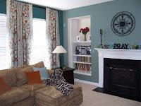 Brown And Teal Living Room Decor