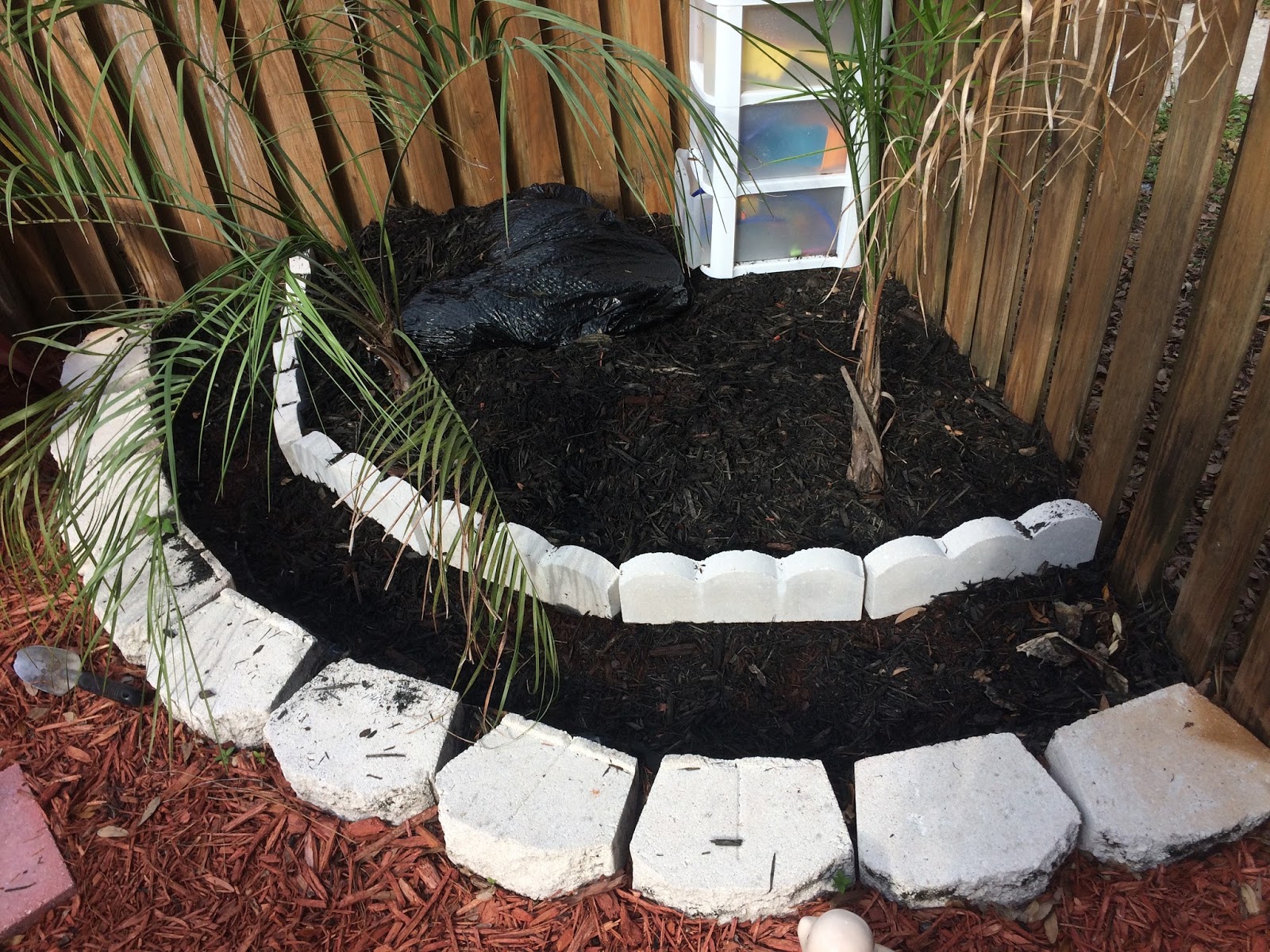 Lean and Green Frugal Living Construction Truck Rock Garden A Sandbox