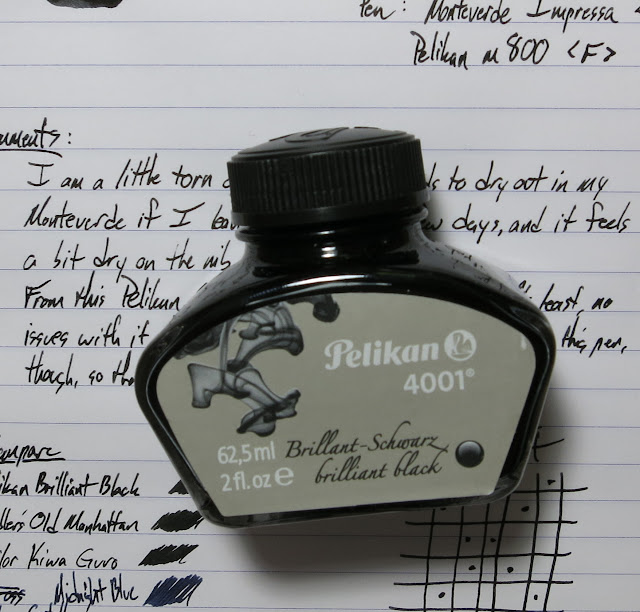 Pelikan 4001 Brilliant Black Inkdependence!