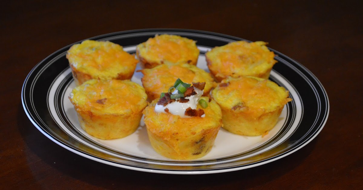 One Day At A Time From My Kitchen To Yours Loaded Bacon and Egg Hash Brown Muffins