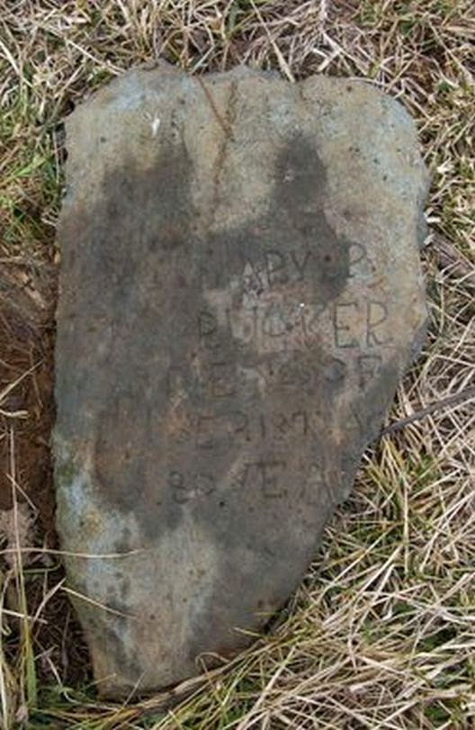 Tombstone Mary P. Jarrell Rucker
