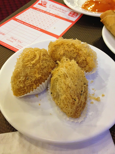 Wordless Wednesday: A visit to Brisbane's Chinatown, Wu Kok or yam dumplings.