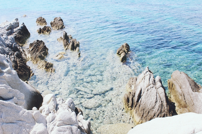 Cliffs and rocks in Sithonia