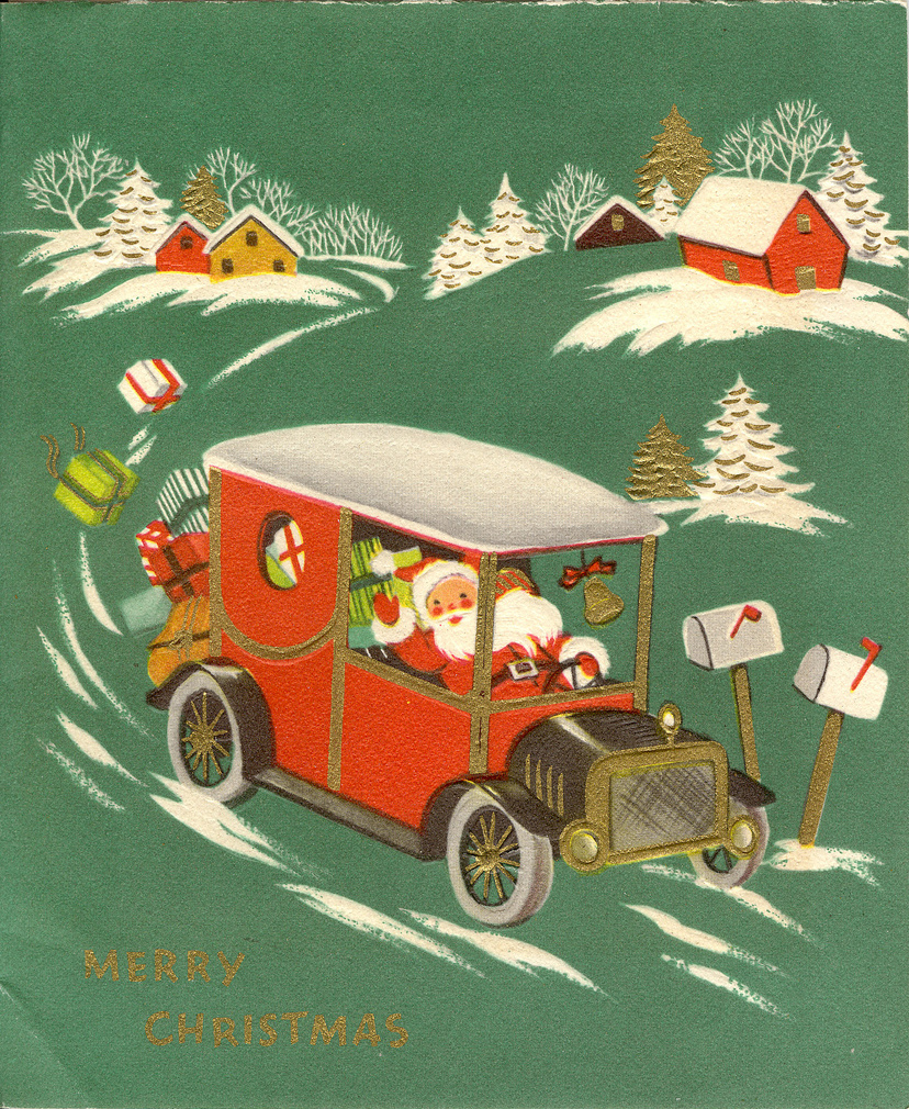 Funny Vintage Christmas Cards 