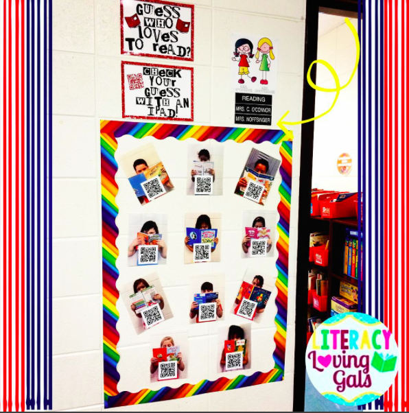 Literacy Loving Gals Spark Interest with a QR Code Bulletin Board for