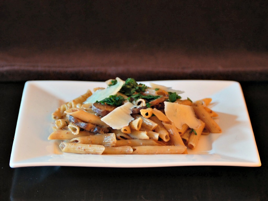 Creamy Porcini and Prosciutto Penne — The Redhead Baker